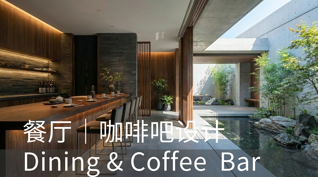餐厅设计、咖啡吧设计、会所设计