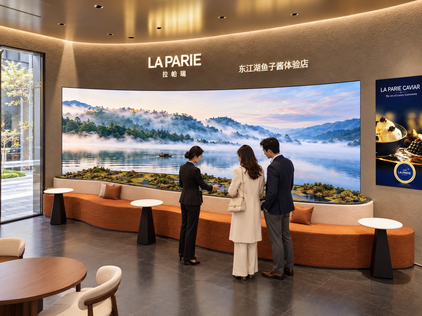 LED大屏与沙盘,串起东江湖的产地叙事