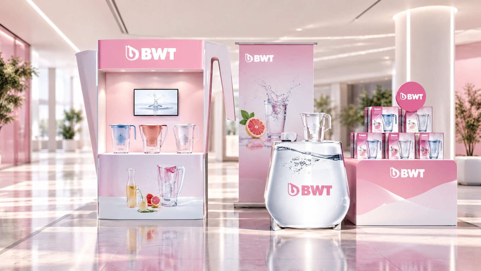 BWT 水处理品牌展示效果示意